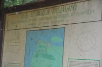 Placa do Parque Nacional de Awala Yalimapo, na Guiana Francesa